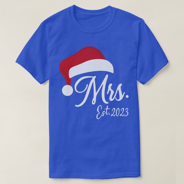 Mr Claus & Mrs Claus Est T-Shirt (Design Front)