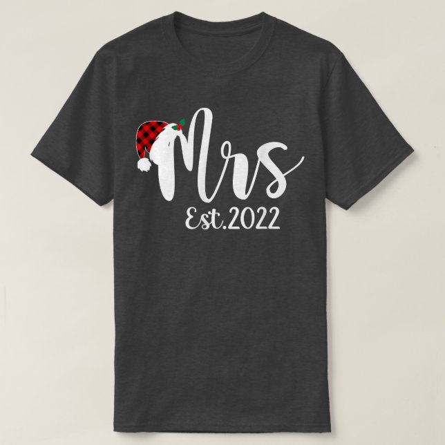 Mr Claus & Mrs Claus Est T-Shirt (Design Front)