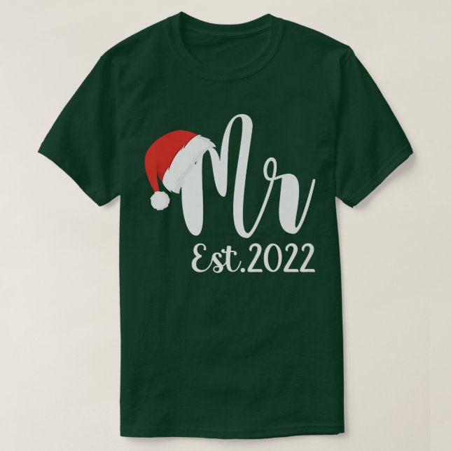 Mr Claus & Mrs Claus Est T-Shirt (Design Front)
