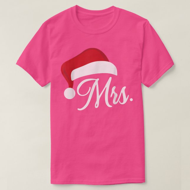 Mr Claus & Mrs Claus Est T-Shirt (Design Front)