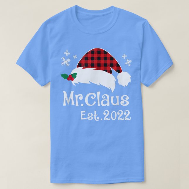 Mr Claus & Mrs Claus Est T-Shirt (Design Front)