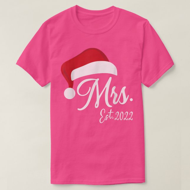 Mr Claus & Mrs Claus Est T-Shirt (Design Front)