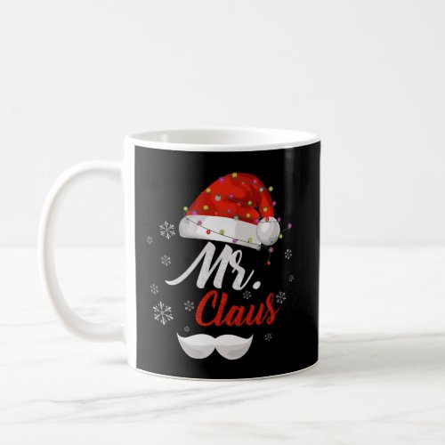 Mr Clause Hat Light In Snow Santa Christmas Gift F Coffee Mug