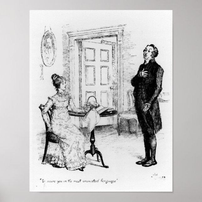 Mr Collins and Elizabeth Poster (Front)