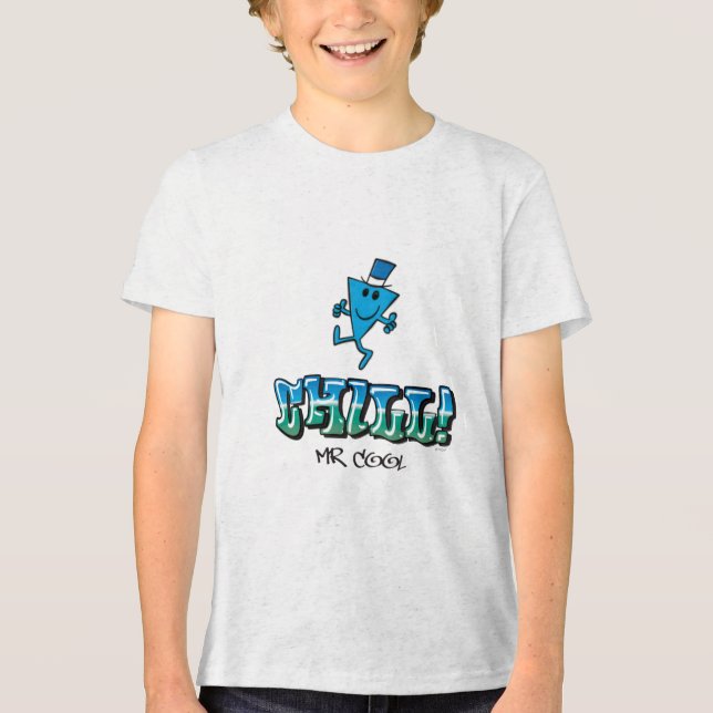 Mr. Cool Chilling Out Tri-Blend Shirt (Front)