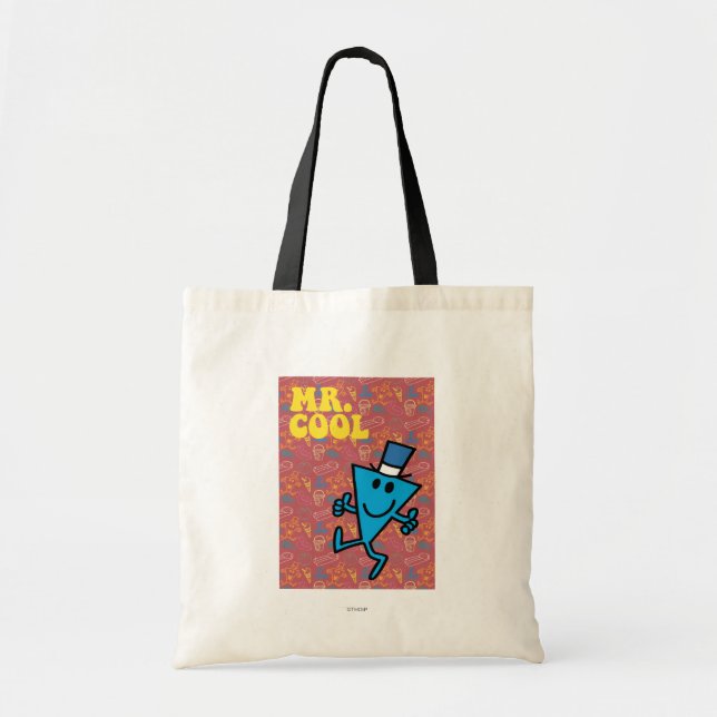 Mr. Cool | Colorful Background Tote Bag (Front)