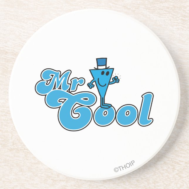 Mr. Cool | Happy Fist Pump Drink Coaster (Front)
