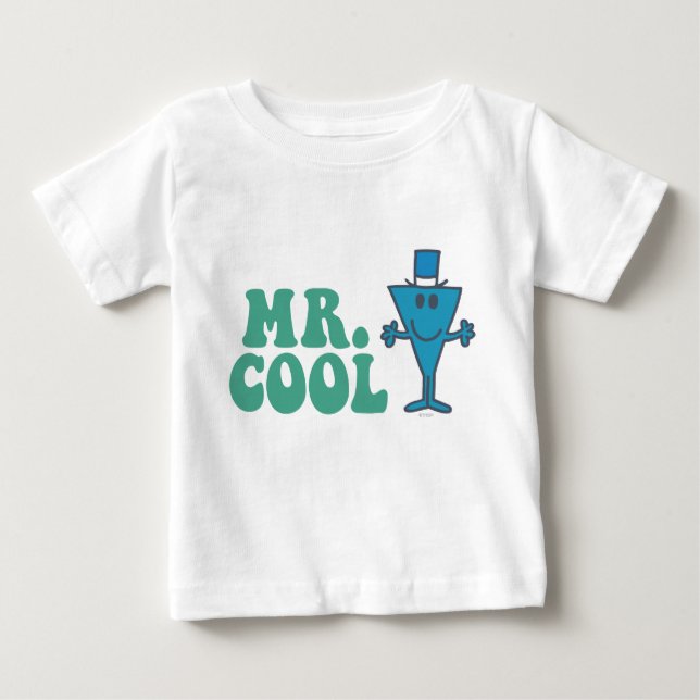 Mr. Cool | Logo Design Baby T-Shirt (Front)