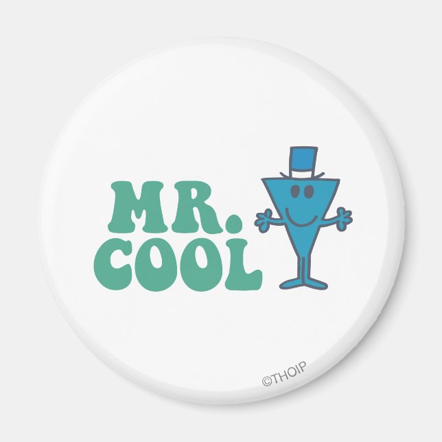 Mr. Cool | Logo Design Magnet (Front)