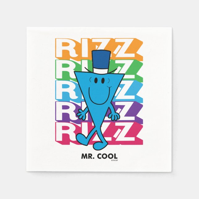 Mr. Cool Rizz Napkins (Front)