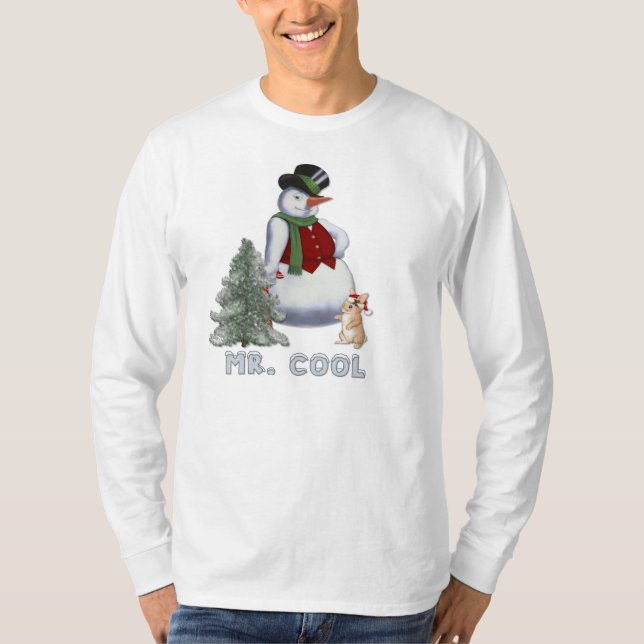 Mr. Cool - Snowman T-Shirt (Front)