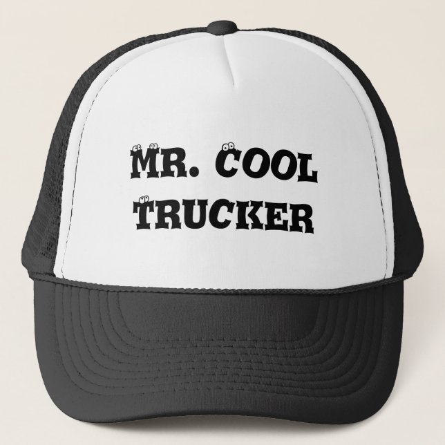 Mr. Cool Trucker Trucker Hat (Front)