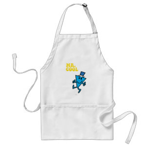 Mr. Cool Yellow Lettering Adult Apron