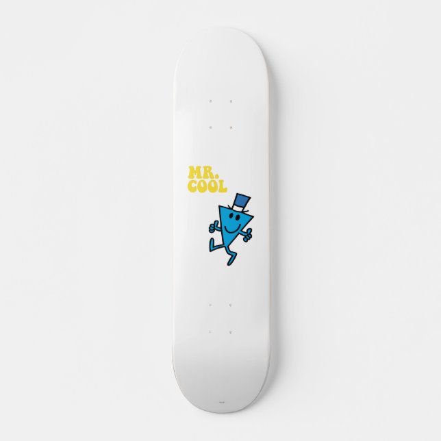 Mr. Cool | Yellow Lettering Skateboard Deck (Front)