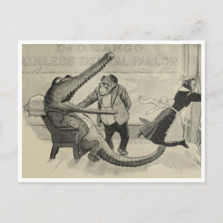 "Mr. Crocodile at the Dentist" Postcard