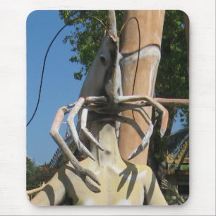 Mr Crustacean AKA Lobster Head ... Buddhist Hell Mouse Pad