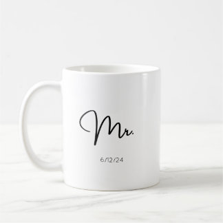 Mr. Custom Wedding Date Mug