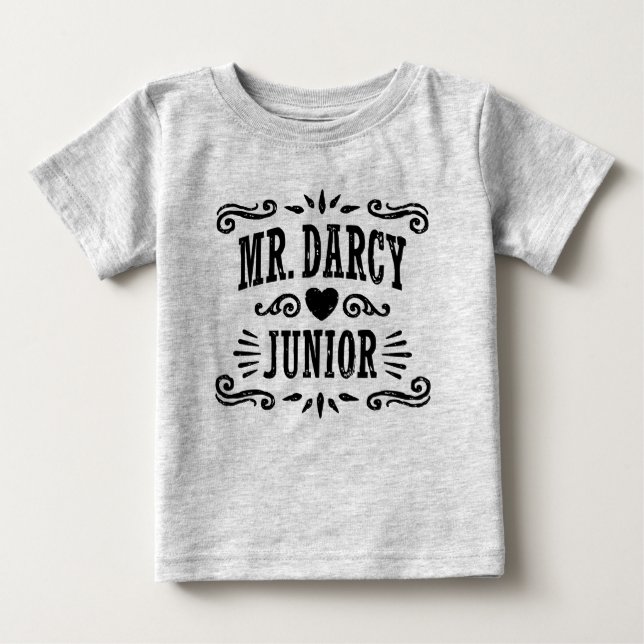 Mr Darcy junior Baby T-Shirt (Front)