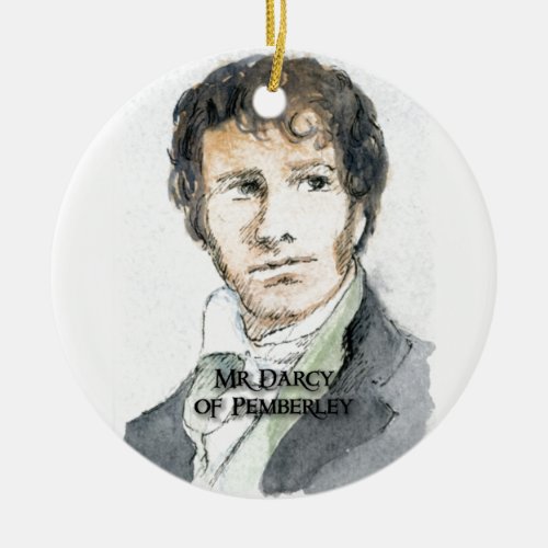 Mr Darcy of Pemberley Ceramic Ornament