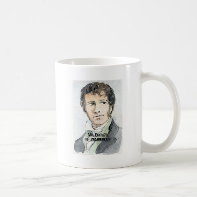 Mr Darcy of Pemberley Coffee Mug (Right)