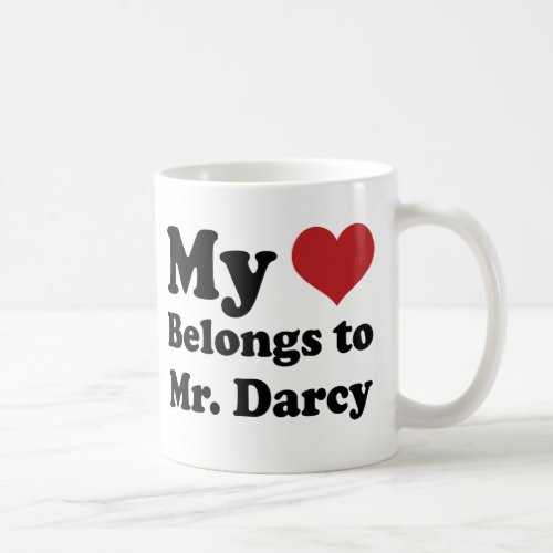 Mr Darcy quote Jane Austen Mug Gift