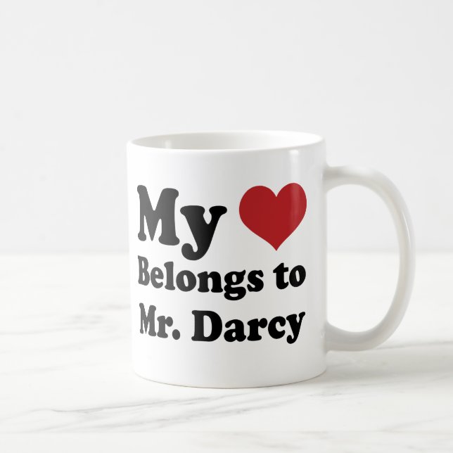 Mr. Darcy quote Jane Austen Mug Gift (Right)