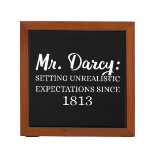 Mr. Darcy: Unrealistic Expectations Since 1813 II Desk Organizer