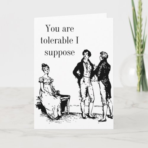 Mr Darcy Valentine Card no2 _ Pride and Prejudice