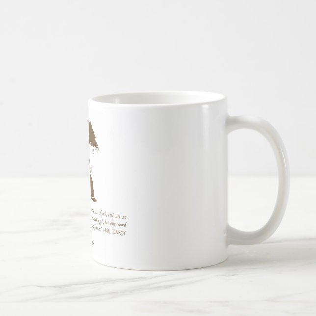 Mr Darcy's Proposal Coffee Mug (Right)
