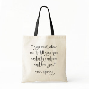 Mr. Darcy's Proposal tote bag Pride and Prejudice