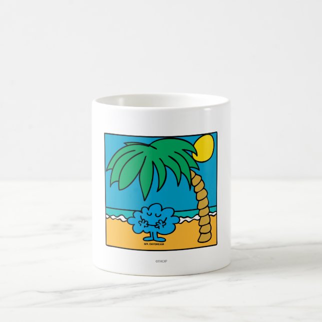 Mr. Daydream Beach Scene Coffee Mug (Center)