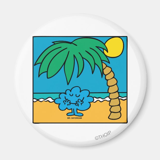 Mr. Daydream Beach Scene Magnet (Front)