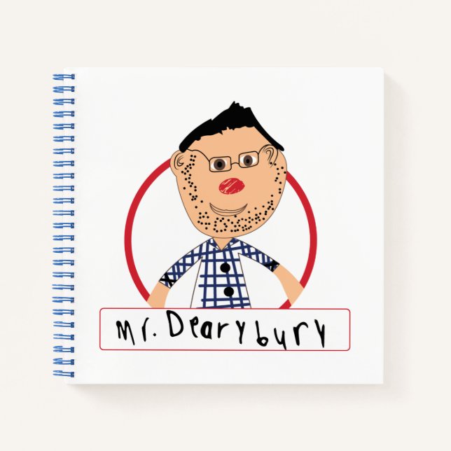 Mr. Dearybury Sketchbook Notebook (Front)