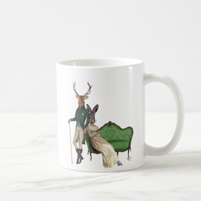 Mr Deer and Mrs Rabbit 2 Coffee Mug (Right)