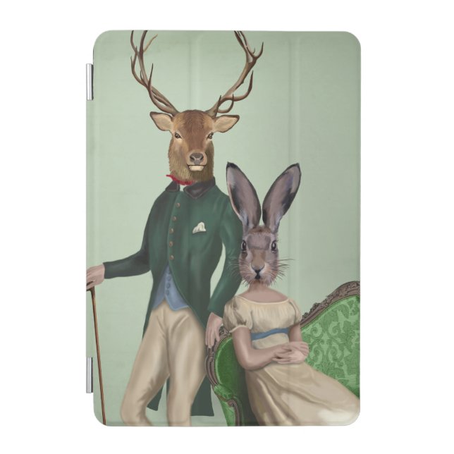 Mr Deer and Mrs Rabbit 2 iPad Mini Cover (Front)