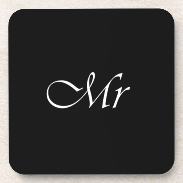 Mr Drink Coaster (Front)