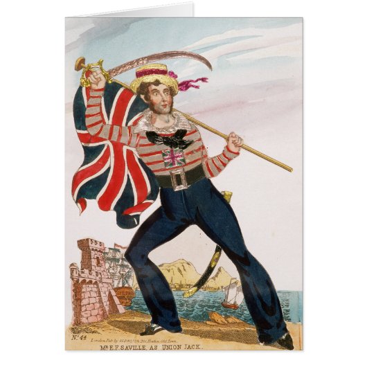 Mr E.F. Saville as 'Union Jack Cards (Front)