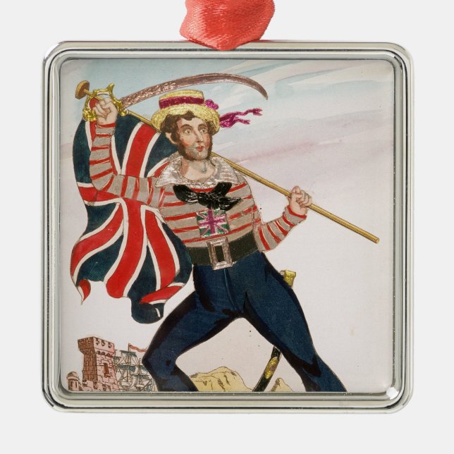 Mr E.F. Saville as 'Union Jack Metal Ornament (Front)
