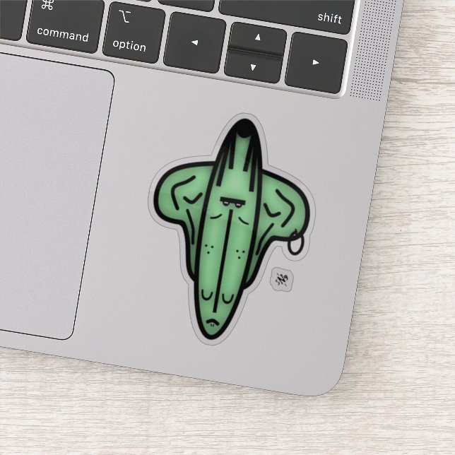 Mr. Ears - cartoon faces v1 Sticker (Detail)