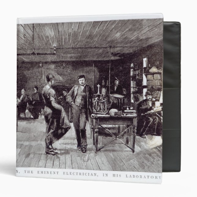 Mr Edison , The Eminent Electrician Binder (Front/Inside)
