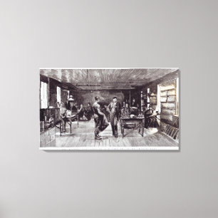 Mr Edison , The Eminent Electrician Canvas Print