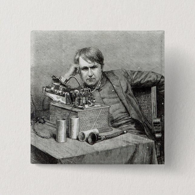 Mr.Edison's New Phonograph Button (Front)