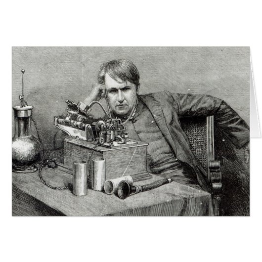 Mr.Edison's New Phonograph Cards (Front Horizontal)