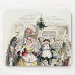 Mr Fezziwig's Ball, from 'A Christmas Carol' Mouse Pad