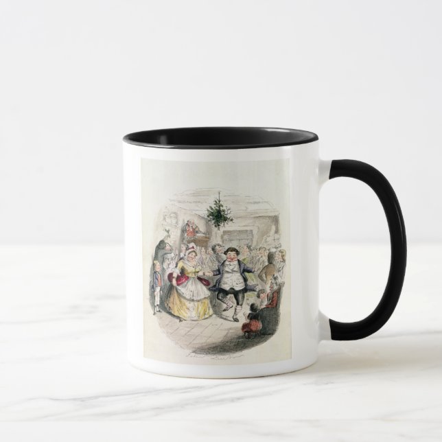 Mr Fezziwig's Ball, from 'A Christmas Carol' Mug (Right)