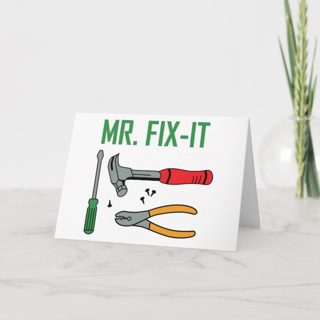 Mr Fix It Card (Front)