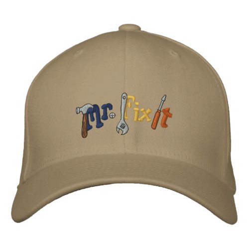 Mr Fix It Embroidered Baseball Hat