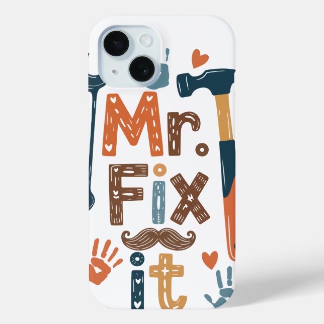 Mr. Fix It Father's Day Card Case-Mate iPhone Case (Back)