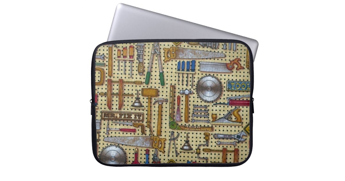 Mr. Fix It Handyman Laptop Sleeve | Zazzle