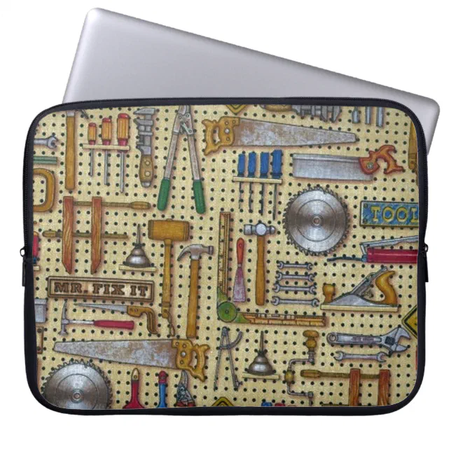 Mr. Fix It Handyman Laptop Sleeve | Zazzle
